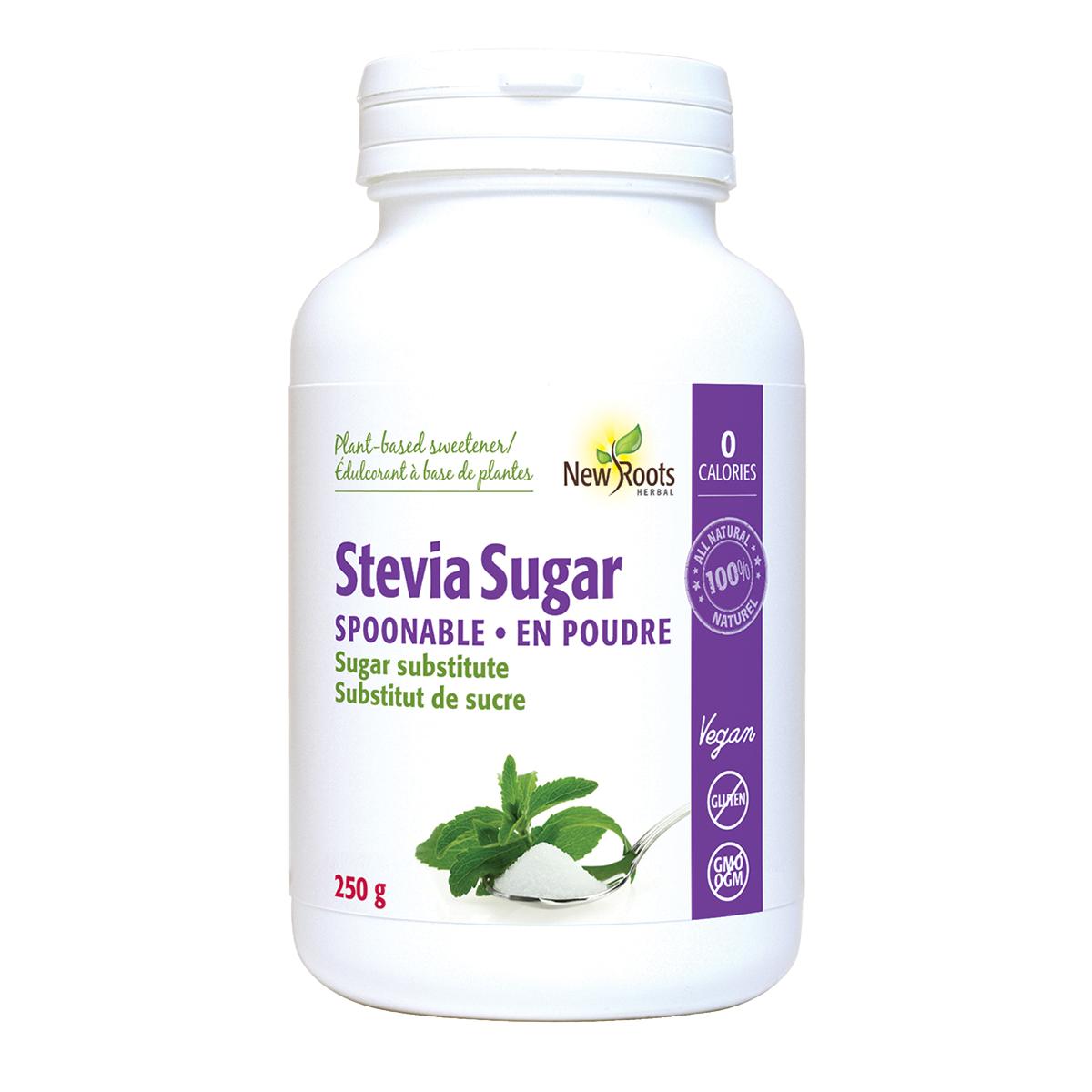 NEW ROOTS STEVIA SUGAR SPOONABLE