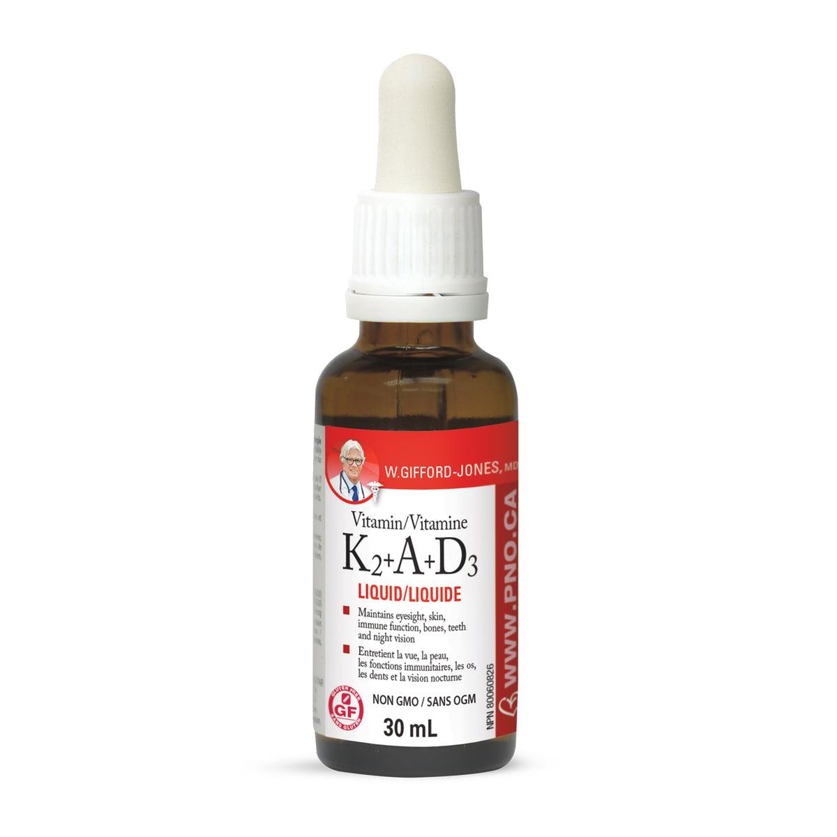 W GIFFORD JONES VITAMIN K2+A+D3 LIQUID
