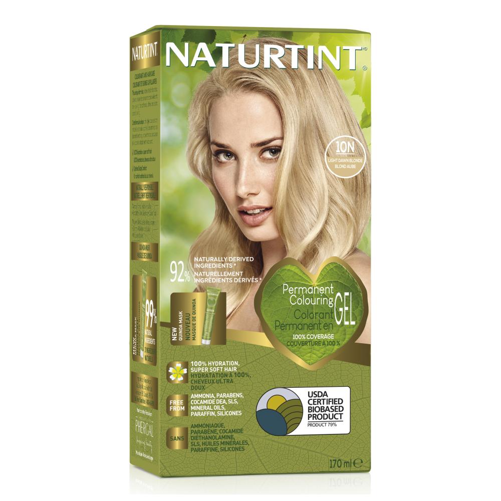 NATURTINT PERMANENT HAIR COLOURANT 10N LIGHT DAWN BLONDE