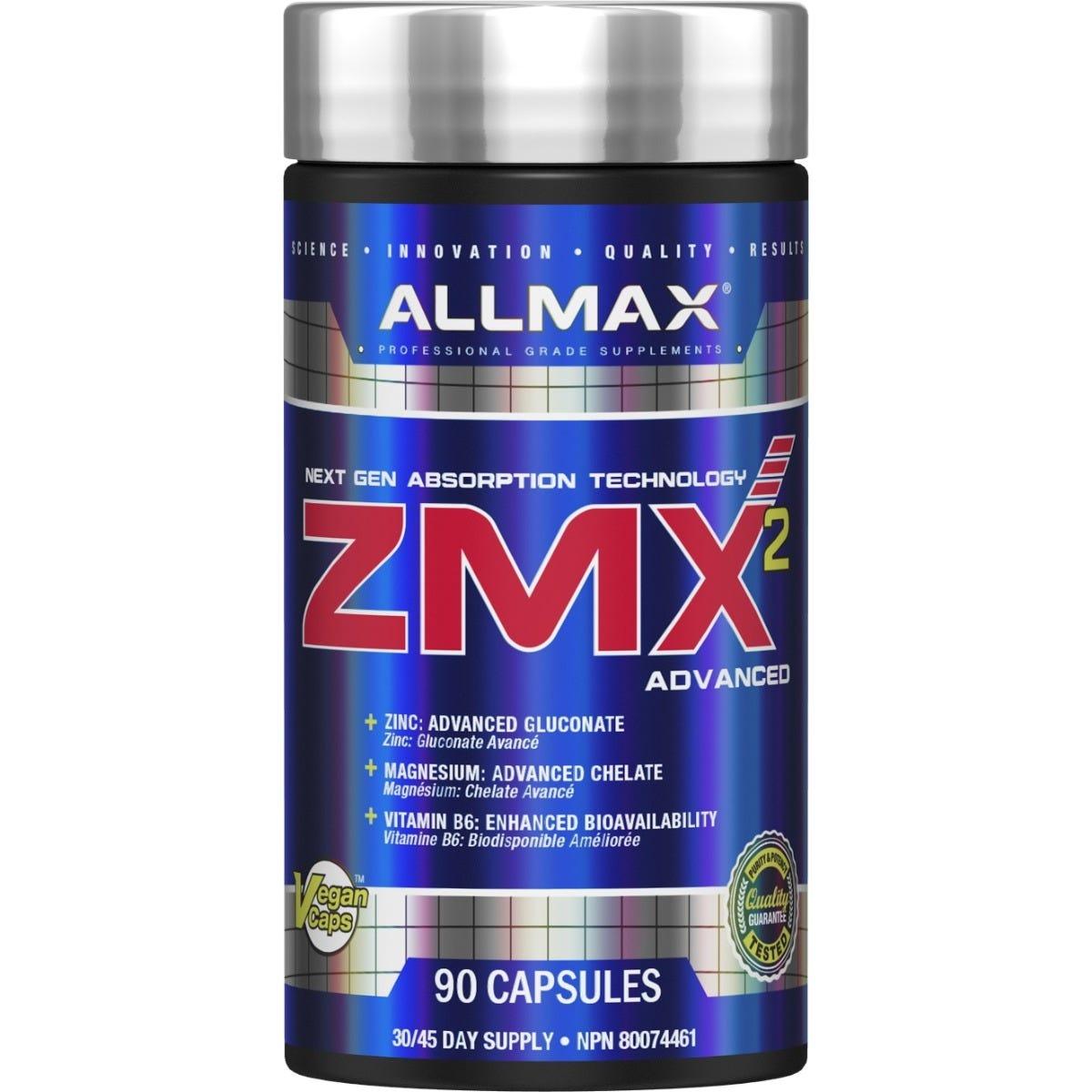 ALLMAX NUTRITION ANABOLIC MINERAL SUPPORT FORMULA ZMA