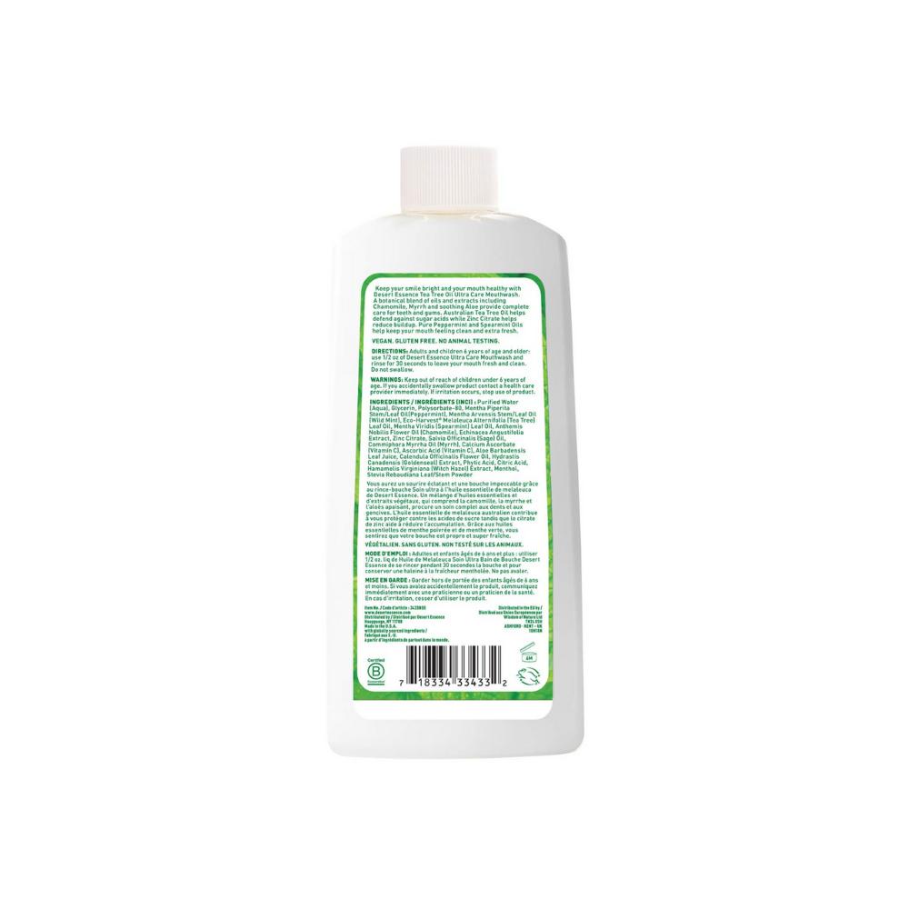 DESERT ESSENCE WHITENING PLUS MOUTHWASH COOL MINT