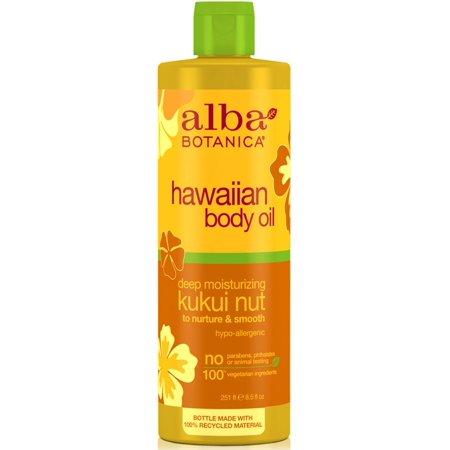 ALBA BOTANICA HAWAIIAN KUKUI NUT ORGANIC BODY OIL