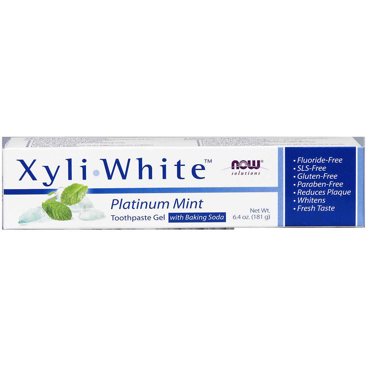 NOW XYLIWHITE TOOTHPASTE GEL PLATINUM MINT