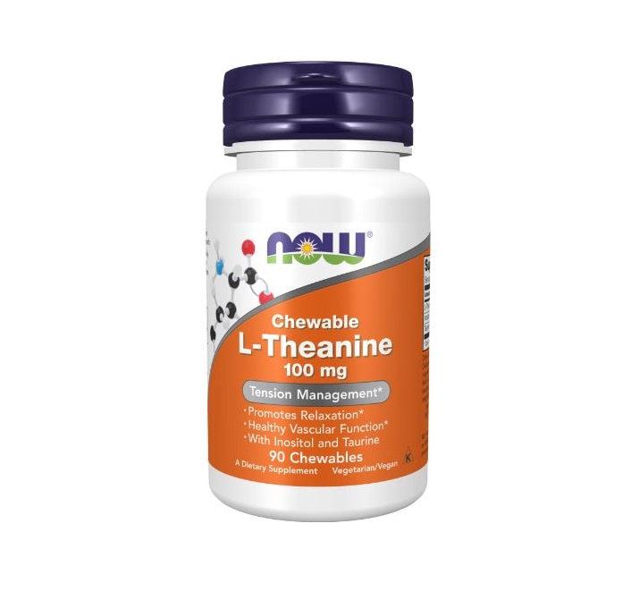 NOW CHEWABLE L-THEANINE 100mg