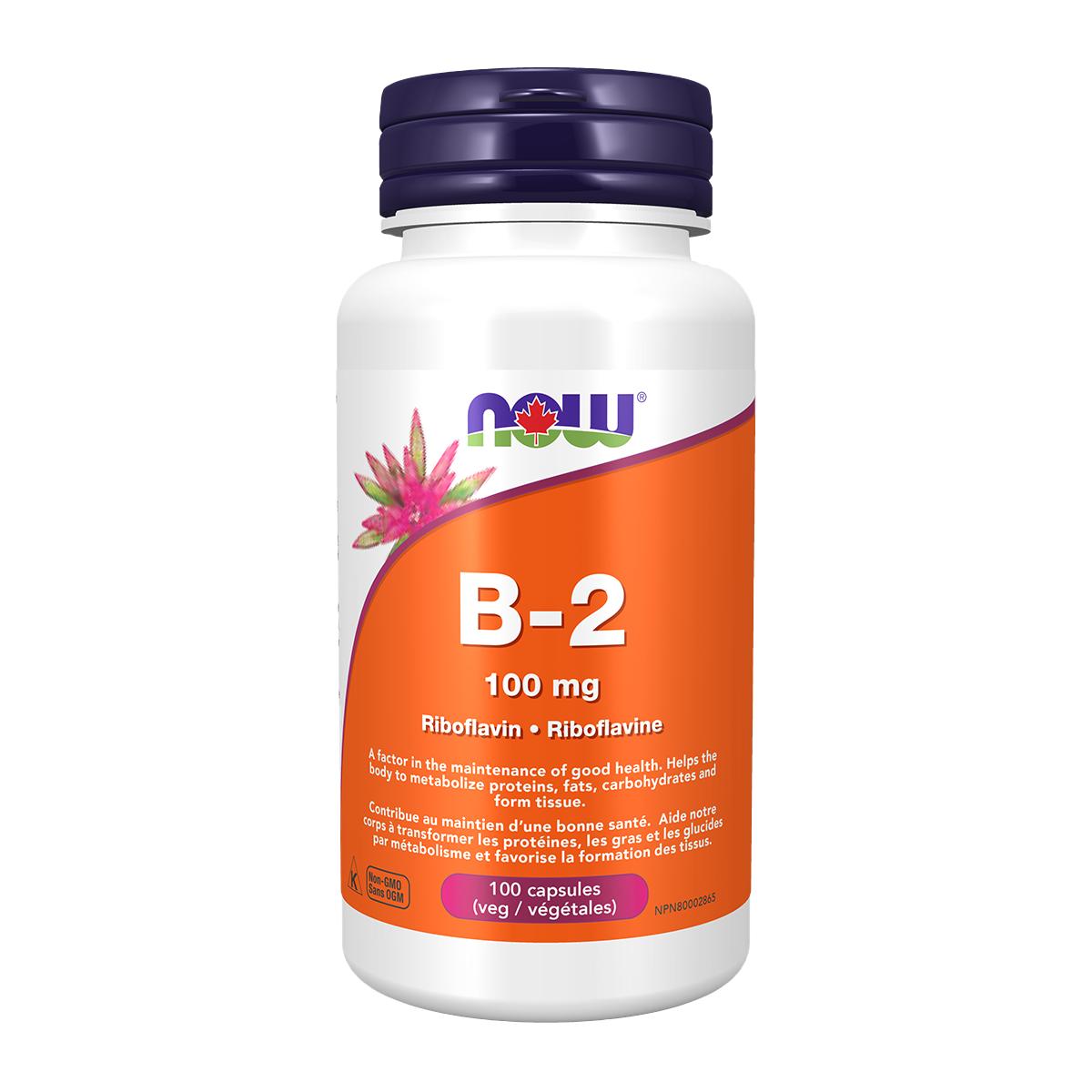 NOW B-2 100mg RIBOFLAVIN