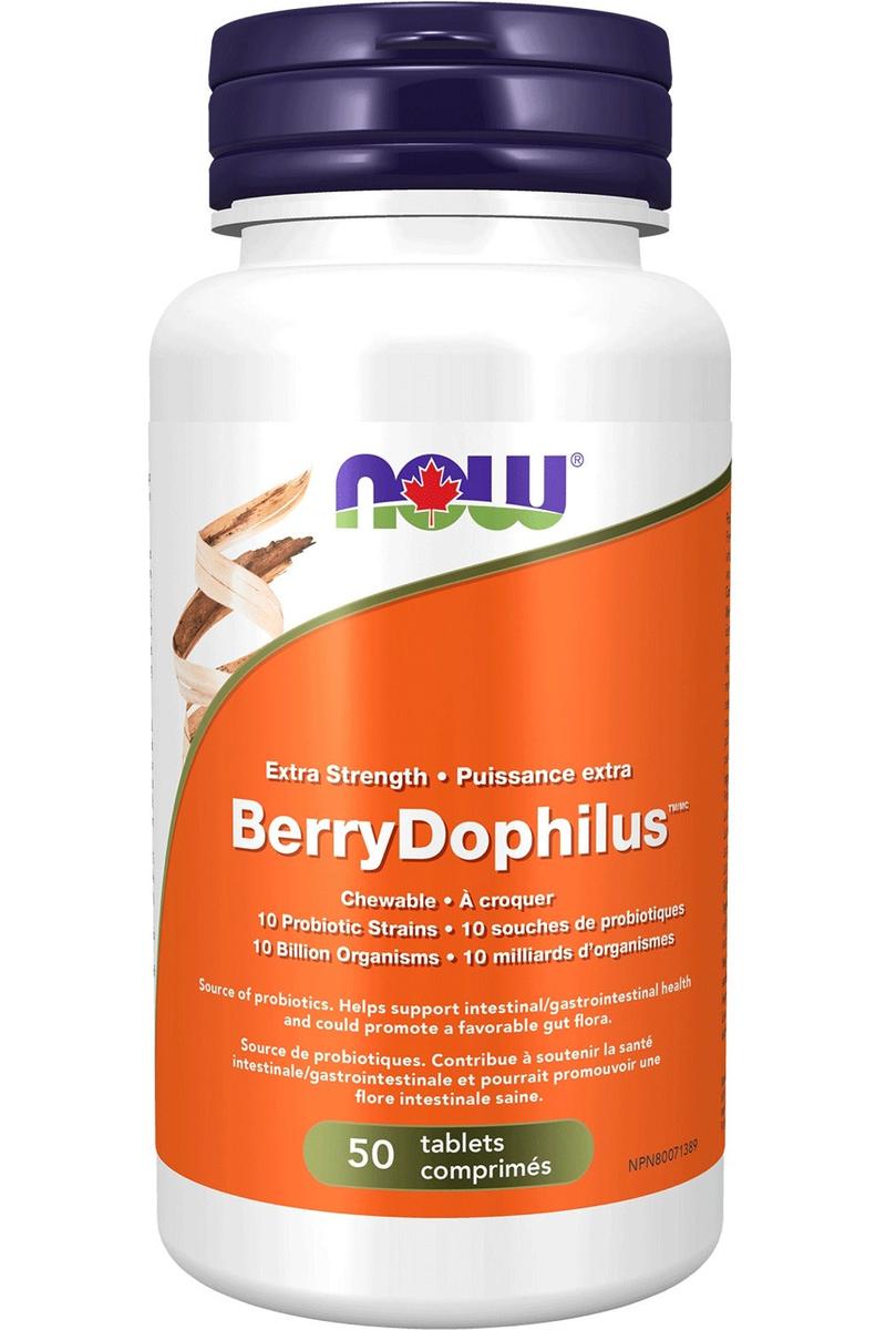 NOW EXTRA STRENGTH BERRY DOPHILUS CHEWABLE