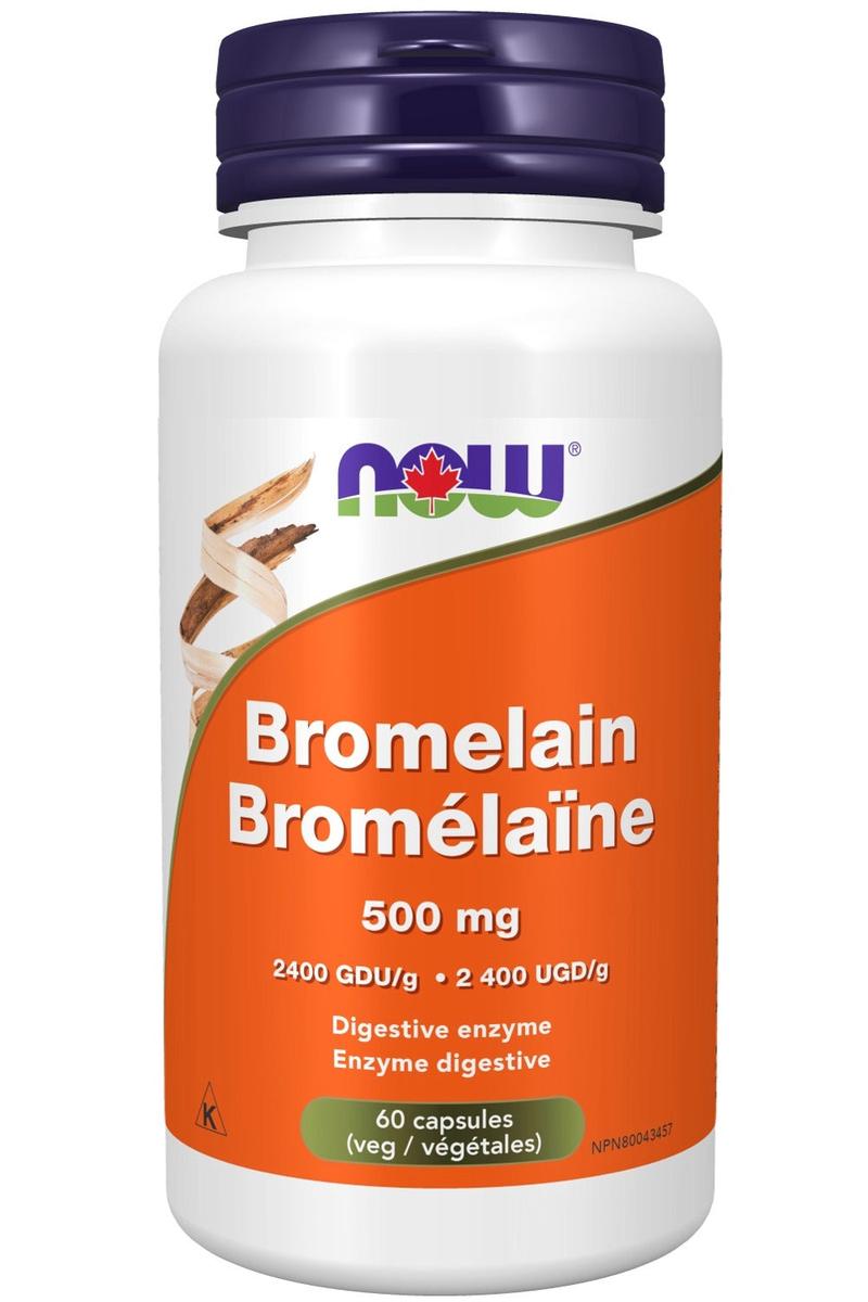 NOW BROMELAIN 500mg