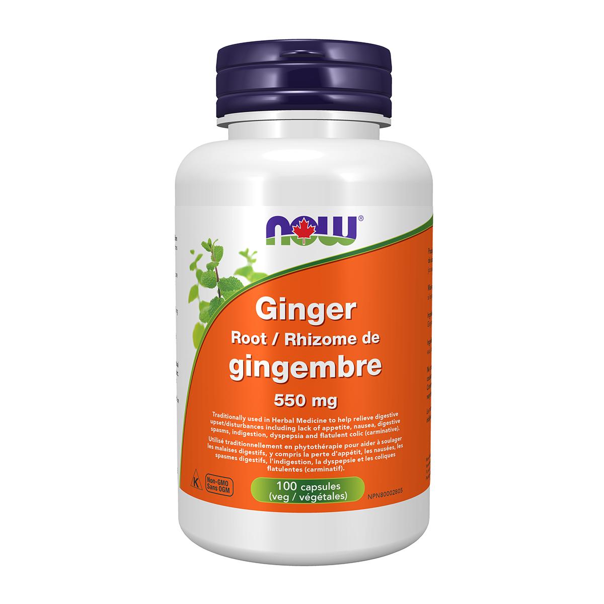 NOW GINGER ROOT 550mg