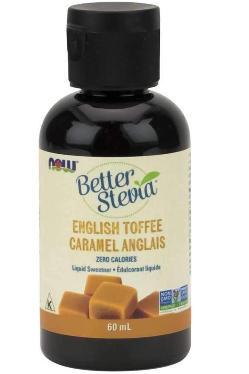 NOW BETTER STEVIA ENGLISH TOFFEE LIQUID SWEETNER