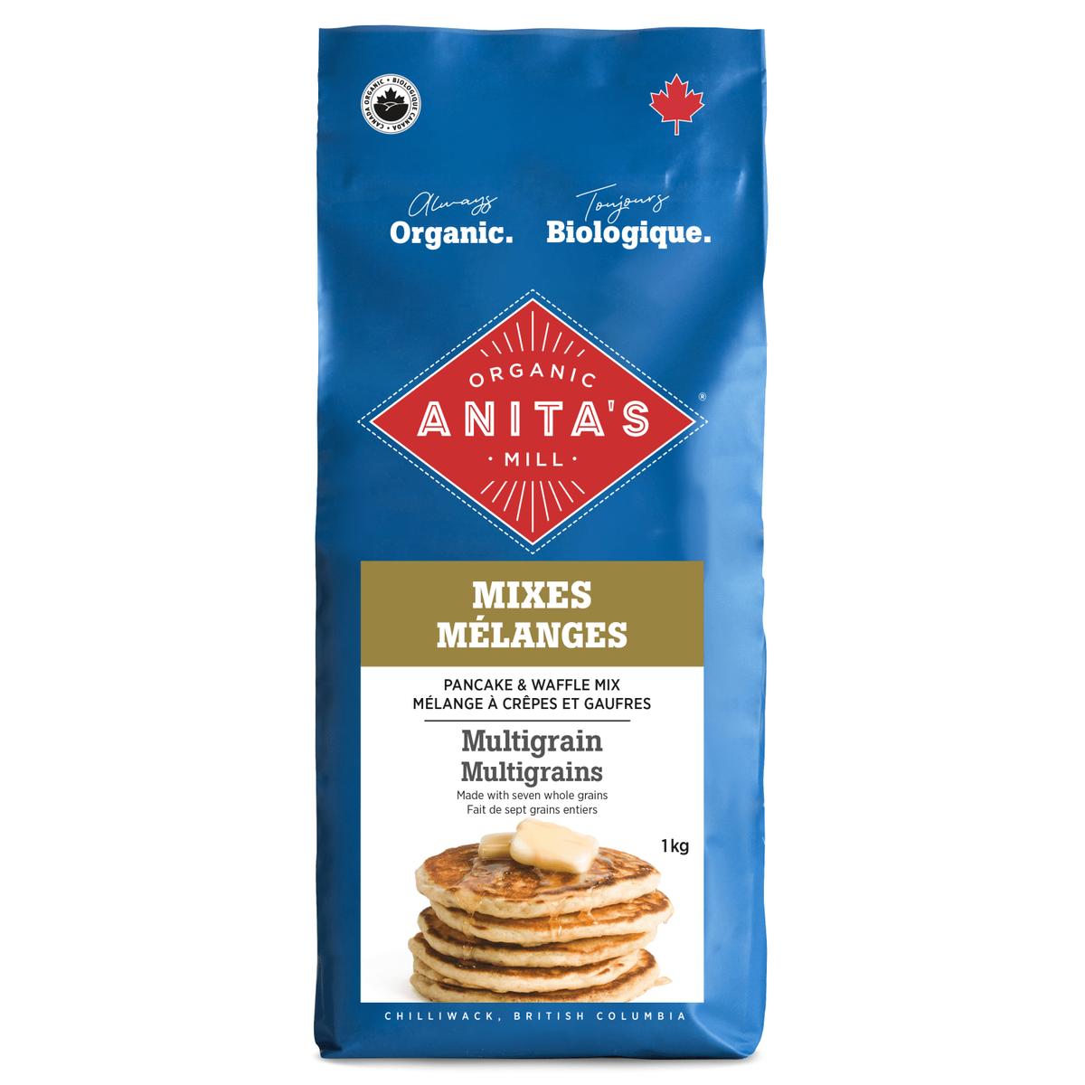 ANITAS ORGANIC MILL MULTIGRAIN PANCAKE AND WAFFLE MIX