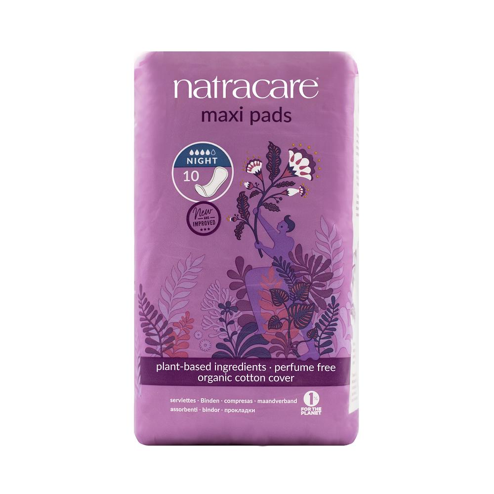 NATRACARE ORGANIC PADS NIGHT TIME