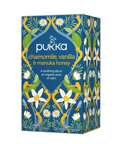 PUKKA ORGANIC CHAMOMILE VANILLA & MANUKA HONEY TEA