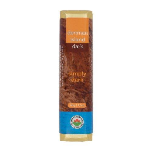 DENMAN ISLAND ORGANIC CHOCOLATE SIMPLY DARK