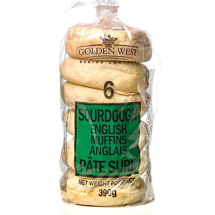 Golden West Sourdough English Muffins 6pk